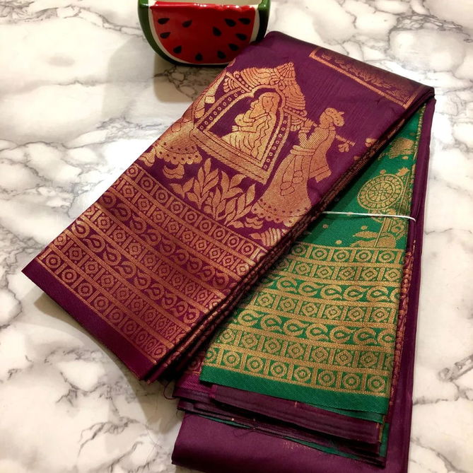 Polaku By Aab Kubera Meena Weightless Silk Sarees Wholesale Shop In Surat